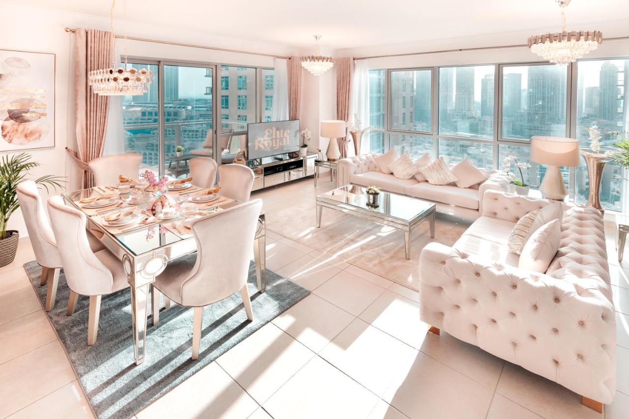 Elite Royal Apartment - Full Burj Khalifa & Fountain View - Ruby Dubai Luaran gambar